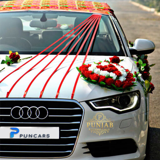 Audi A6 luxury car for weddings on rent in Punjab Chandigarh Haryana Himachal